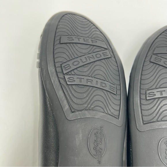 NEW LifeStride Womens Size 6 Black Vegan Faux Leather Aliza Ballet Flats Shoes - Picture 10 of 13